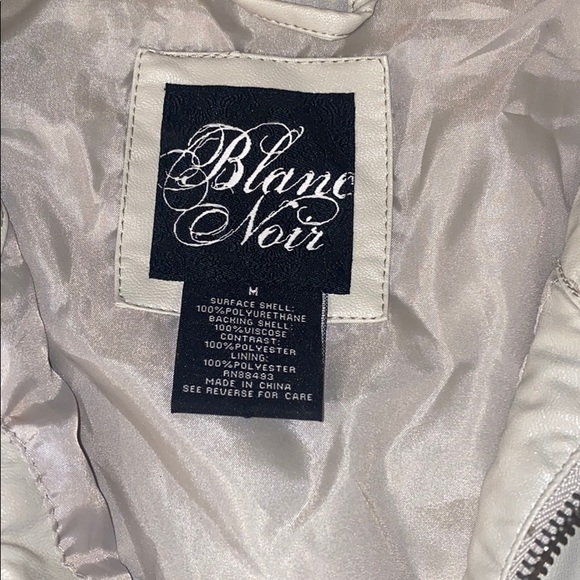 Blank Noir Pleather Jacket - Picture 4 of 6